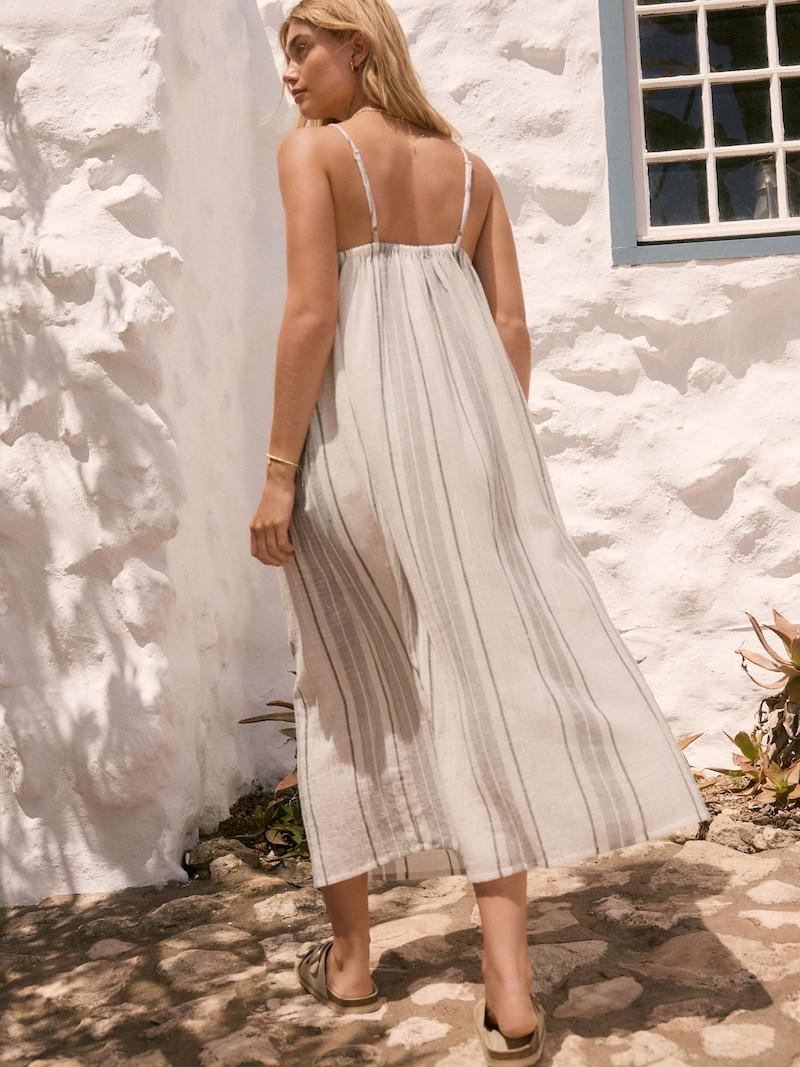 Sinned X About You Vestido Next En Beige Azul