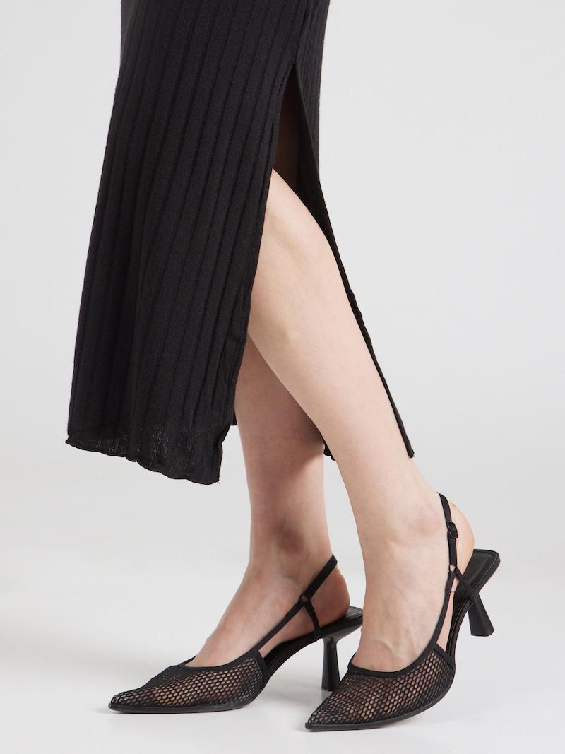 Sinned X About You Vestido 'PCIRIS' PIECES En Negro