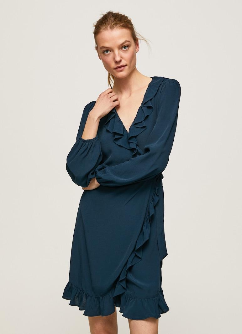 Sinned X About You Vestido Pepe Jeans En Azul