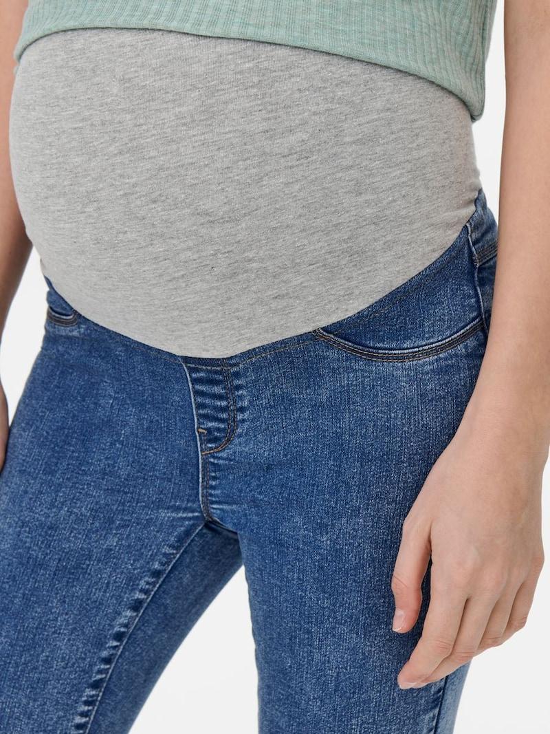 Sinned X About You Skinny Jeggings 'Rain' Only Maternity En Azul Denim