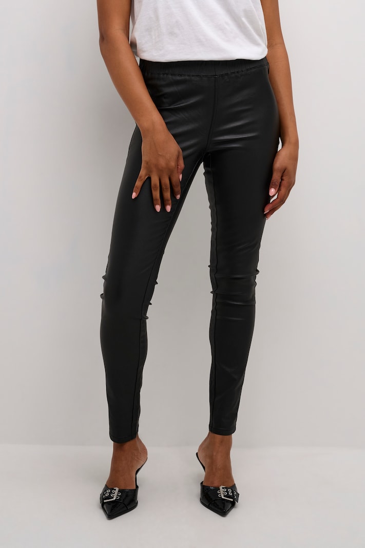 Sinned X About You Skinny Leggings 'Ada' Kaffe En Negro