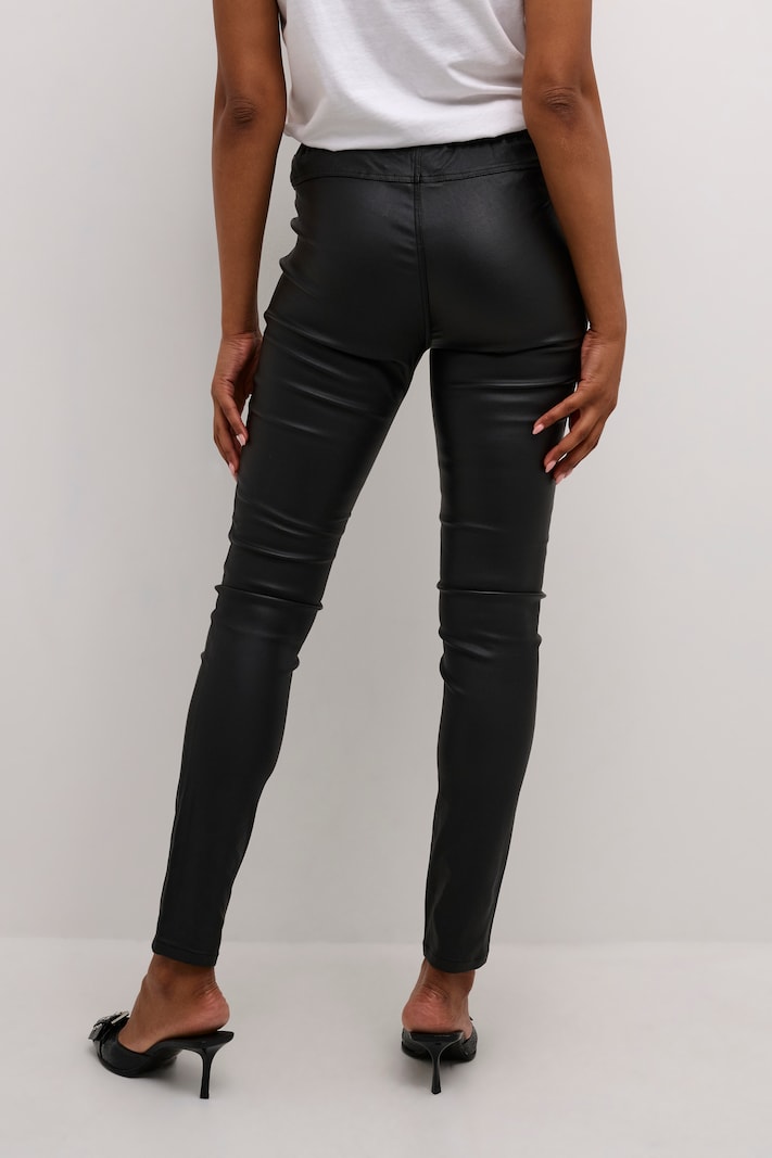 Sinned X About You Skinny Leggings 'Ada' Kaffe En Negro