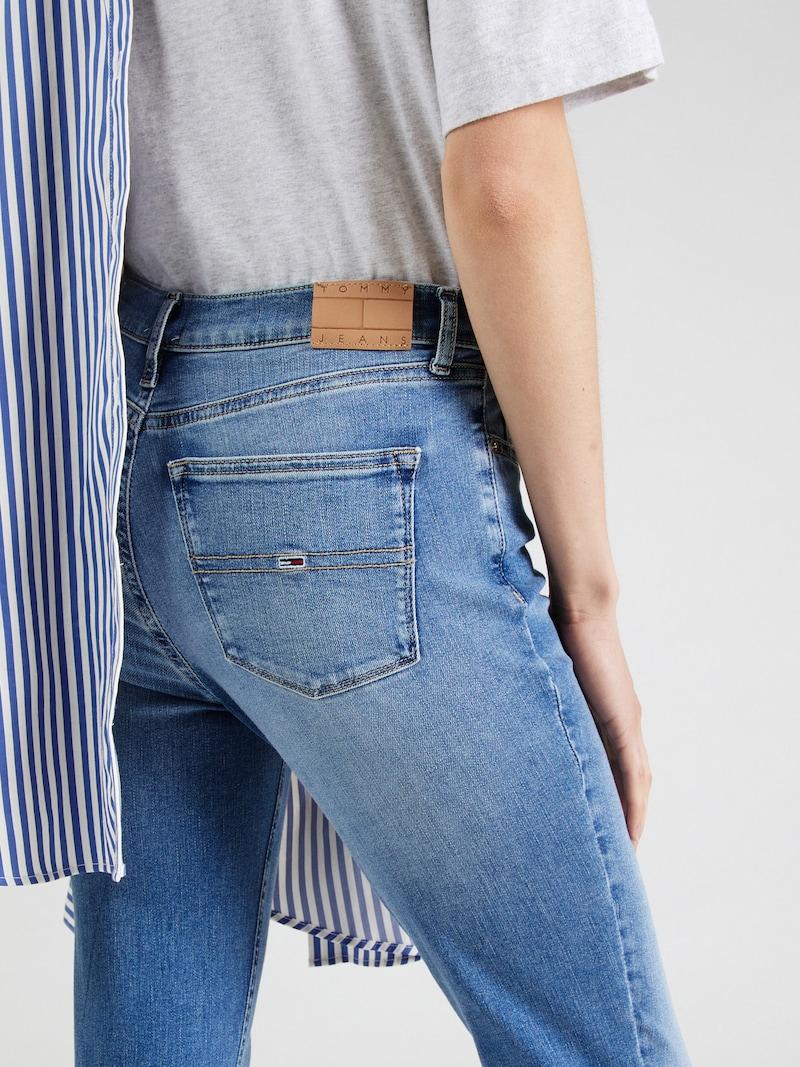 Sinned X About You Skinny Vaquero 'NORA' Tommy Jeans En Azul Claro