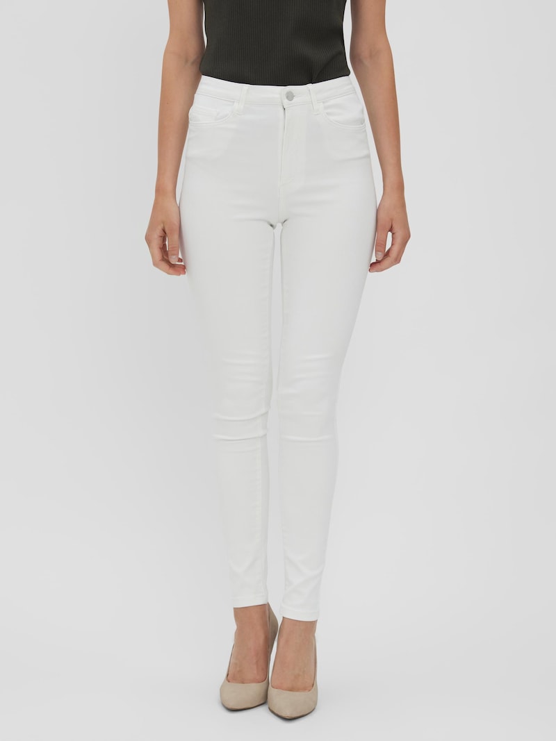 Sinned X About You Skinny Vaquero 'Sophia' VERO MODA En Blanco Denim