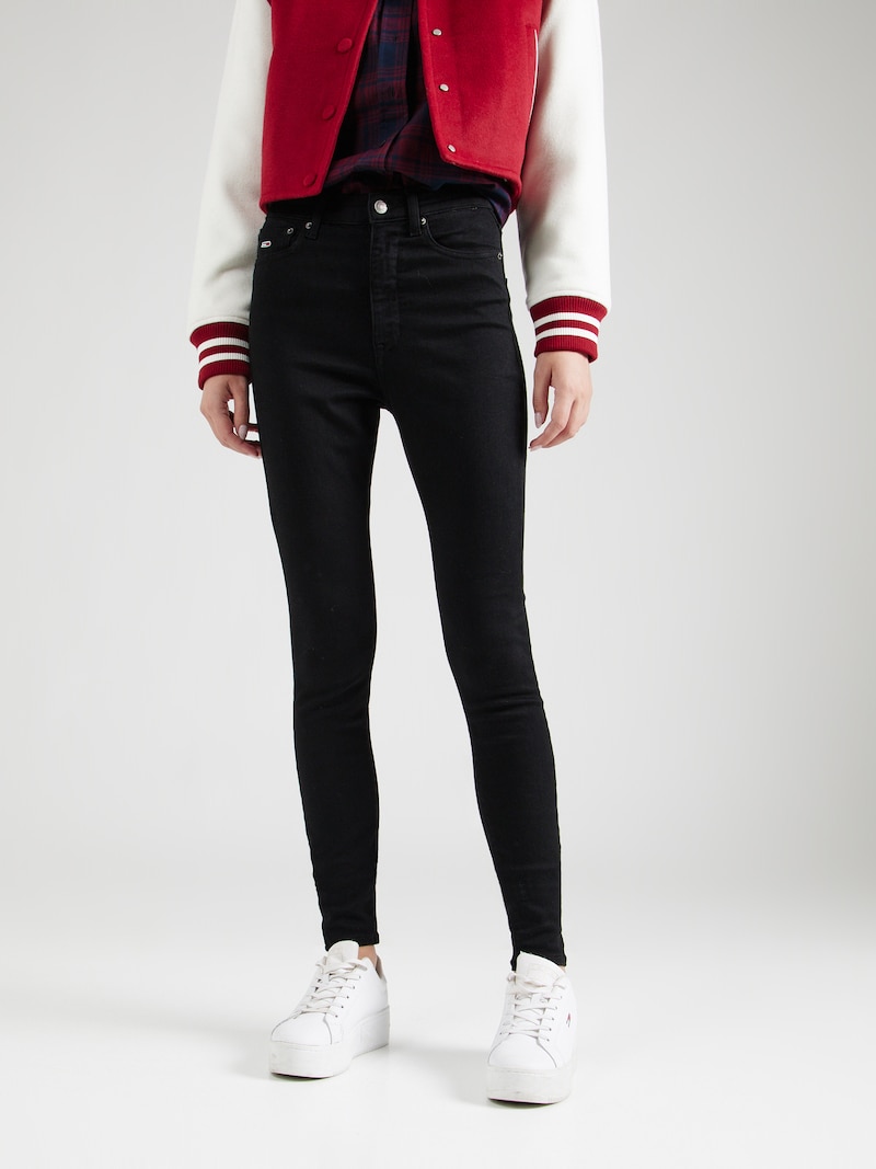 Sinned X About You Skinny Vaquero 'SYLVIA' Tommy Jeans En Negro Denim