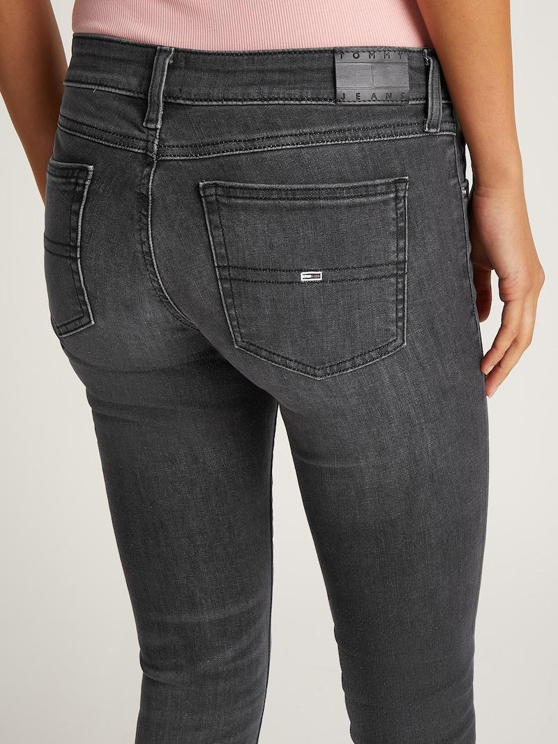 Sinned X About You Skinny Vaquero Tommy Jeans En Negro Denim