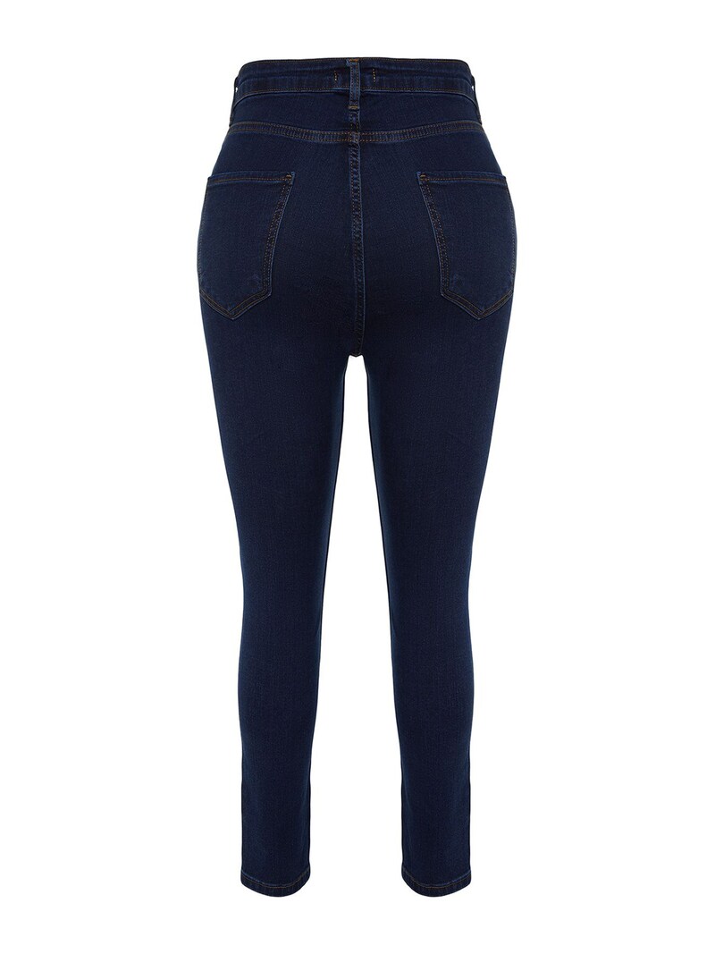 Sinned X About You Skinny Vaquero Trendyol Curve En Azul Oscuro