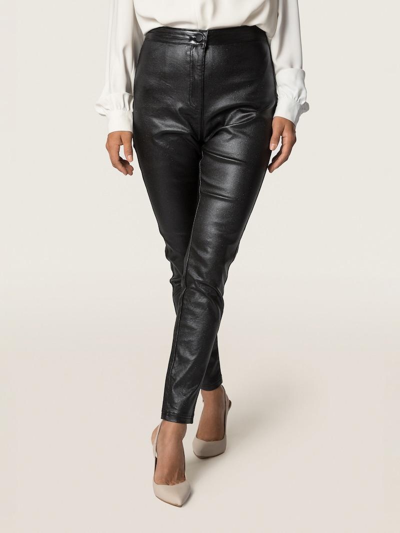 Sinned X About You Slimfit Pantalón '3TP006' Quiosque En Negro Moteado