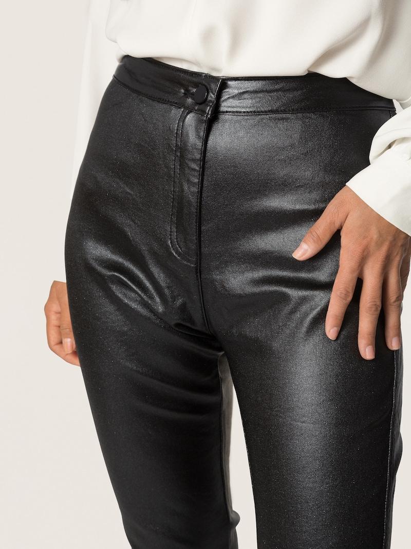 Sinned X About You Slimfit Pantalón '3TP006' Quiosque En Negro Moteado