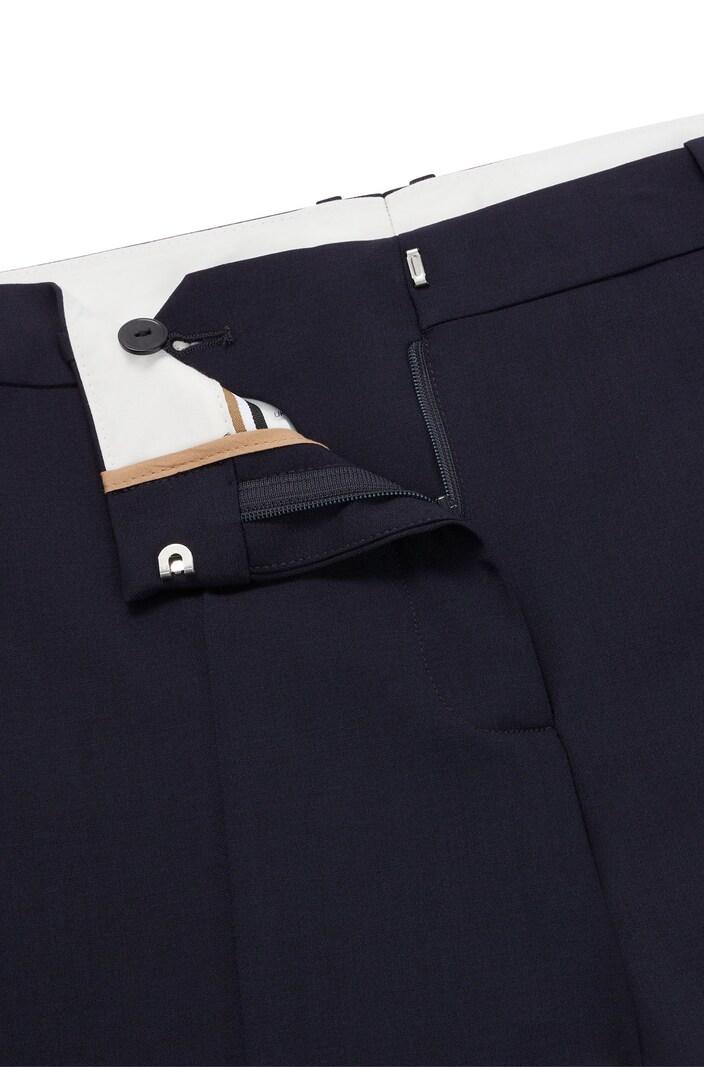 Sinned X About You Slimfit Pantalón De Pinzas 'TILUNAH' BOSS En Navy
