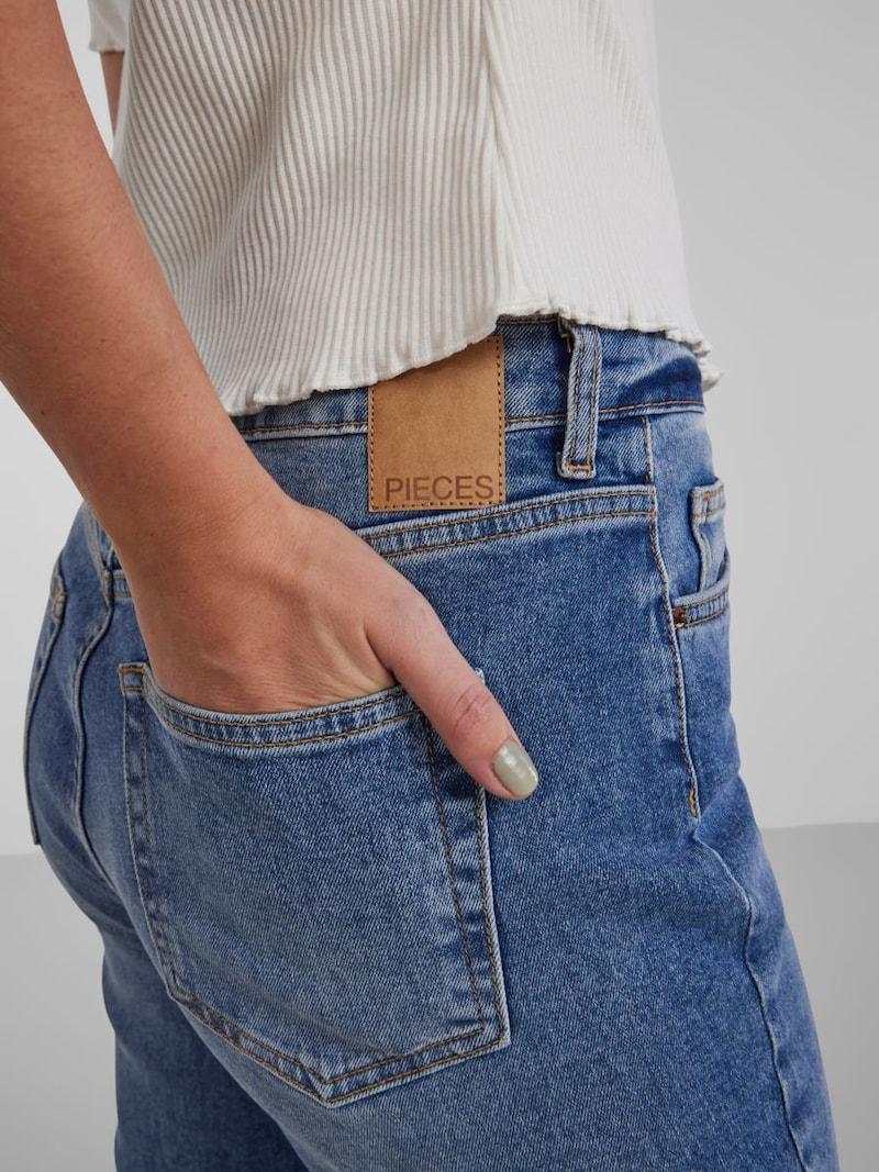 Sinned X About You Slimfit Vaquero 'Delly' PIECES En Azul Denim