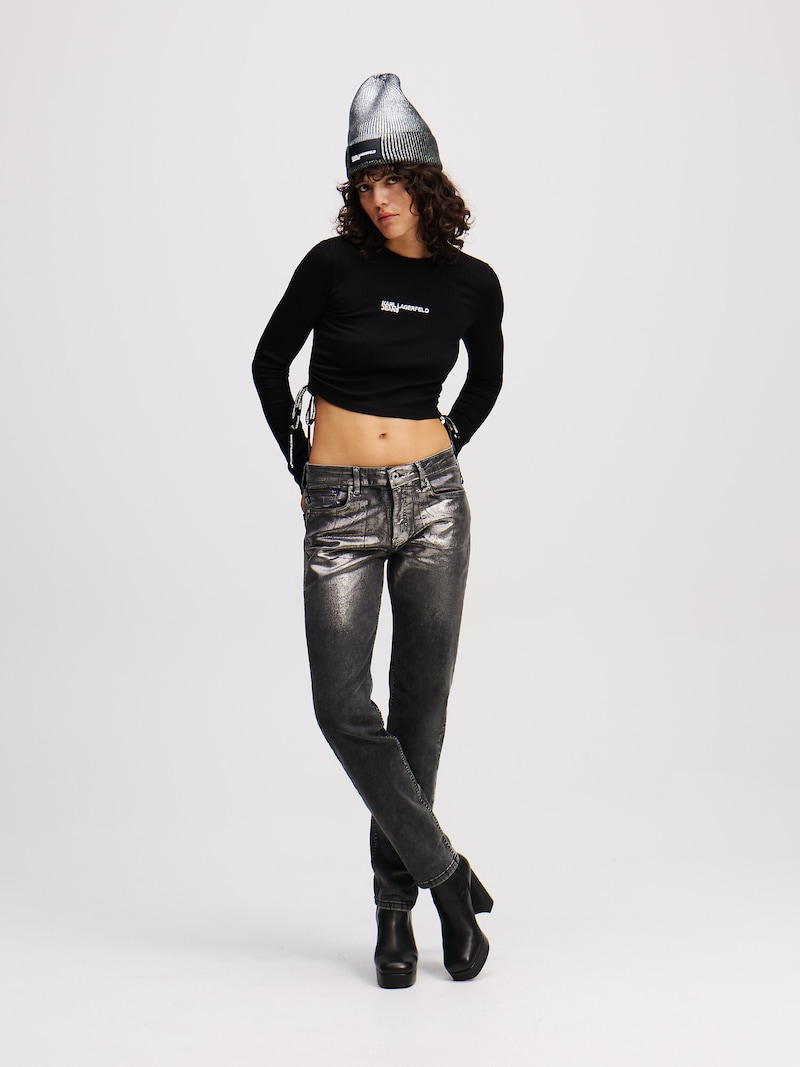 Sinned X About You Slimfit Vaquero KARL LAGERFELD JEANS En Negro