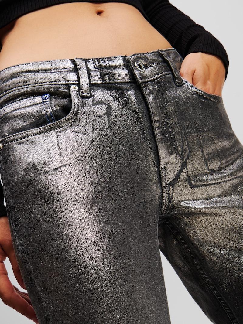 Sinned X About You Slimfit Vaquero KARL LAGERFELD JEANS En Negro