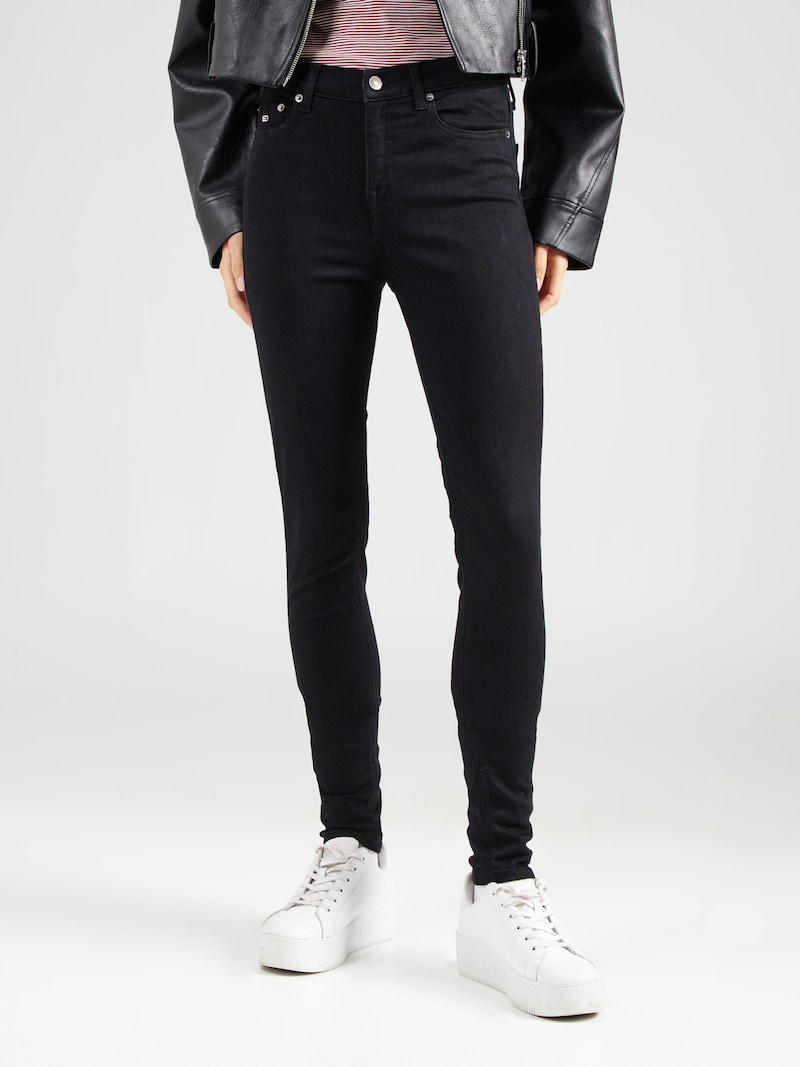 Sinned X About You Slimfit Vaquero 'Nora' Tommy Jeans En Negro Denim