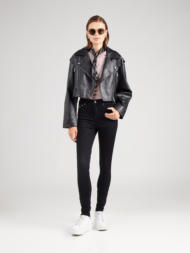 Sinned X About You Slimfit Vaquero 'Nora' Tommy Jeans En Negro Denim