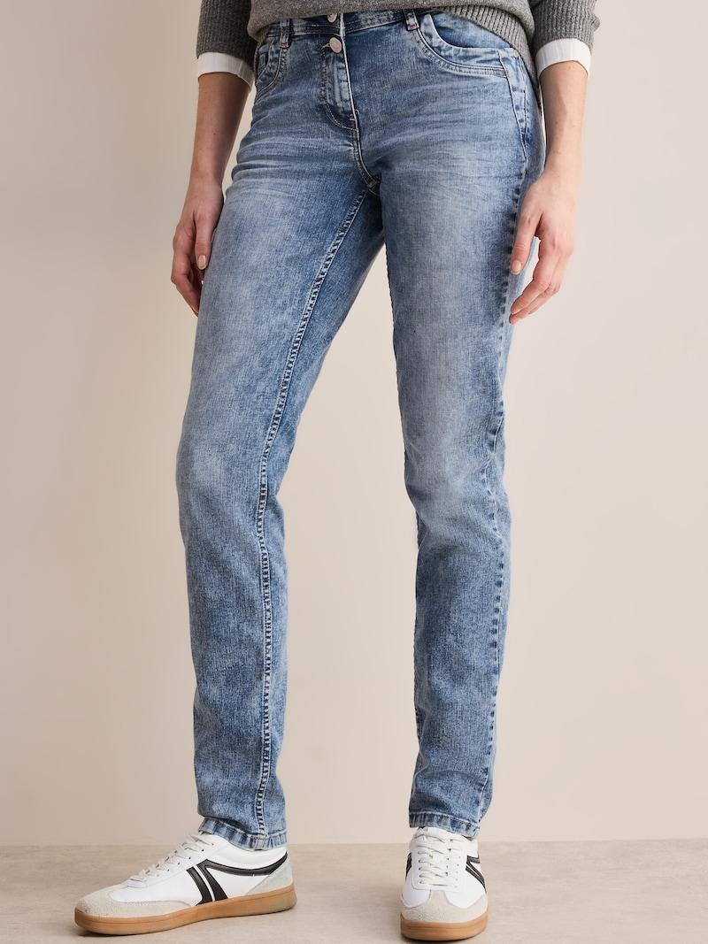 Sinned X About You Slimfit Vaquero 'Scarlett' CECIL En Azul Denim