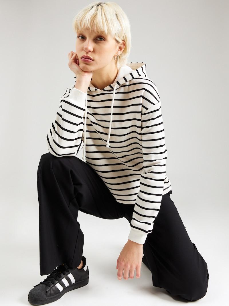 Sinned X About You Sudadera 'Chilli' PIECES En Blanco