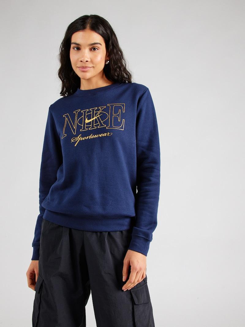Sinned X About You Sudadera 'Club Fleece' Nike Sportswear En Navy