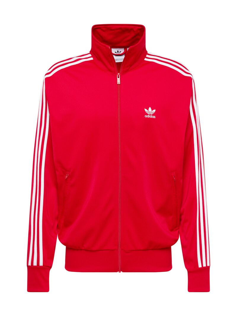sinned x about you Sudadera con cremallera 'Adicolor Classics Firebird' ADIDAS ORIGINALS en Rojo