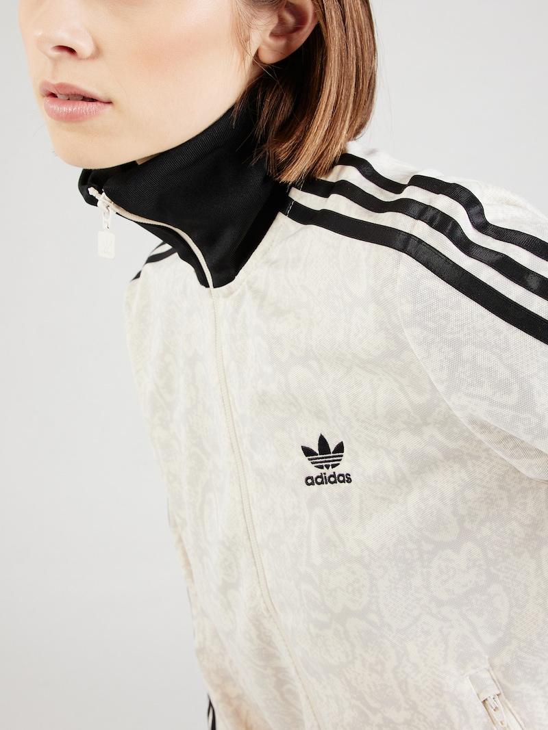 Sinned X About You Sudadera Con Cremallera ADIDAS ORIGINALS En Offwhite