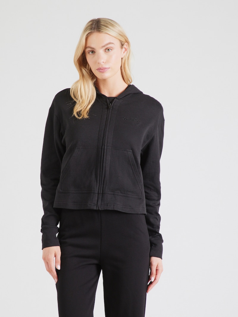 Sinned X About You Sudadera Con Cremallera Calvin Klein En Negro