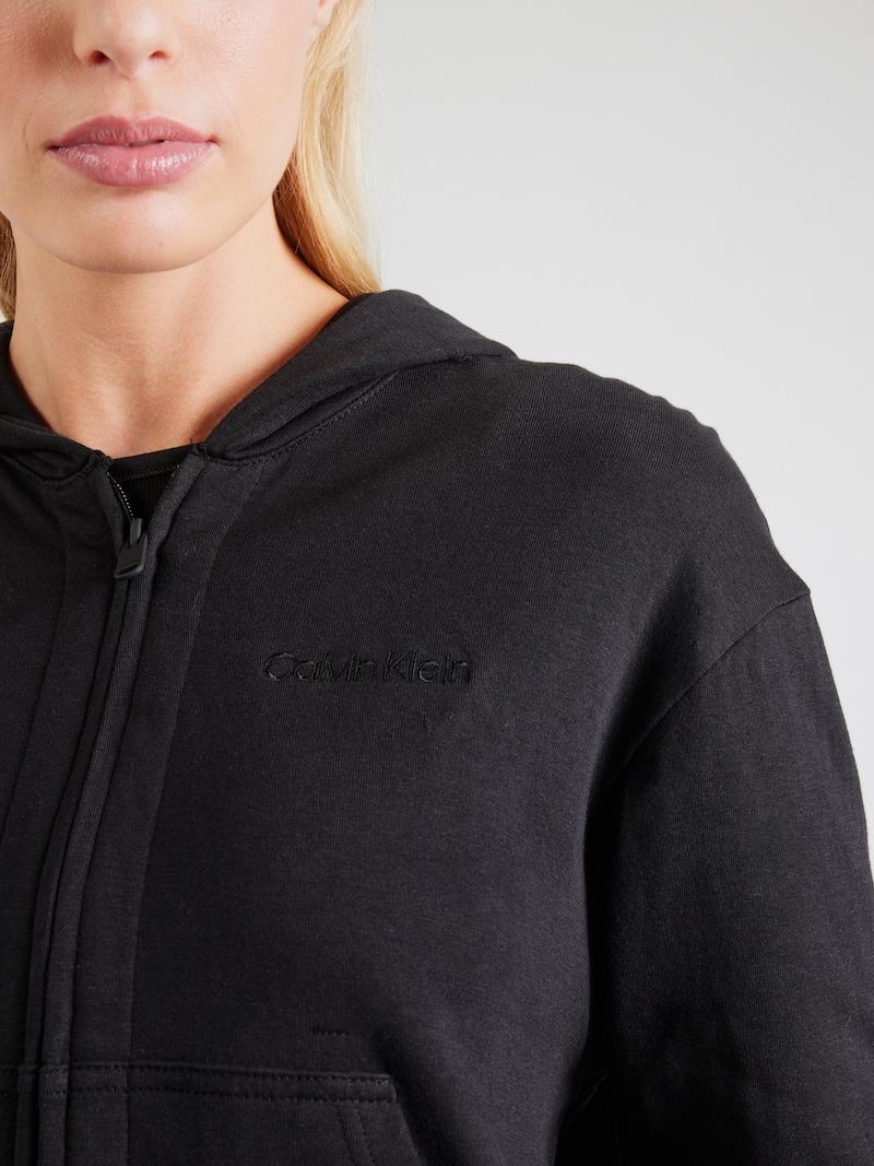 Sinned X About You Sudadera Con Cremallera Calvin Klein En Negro