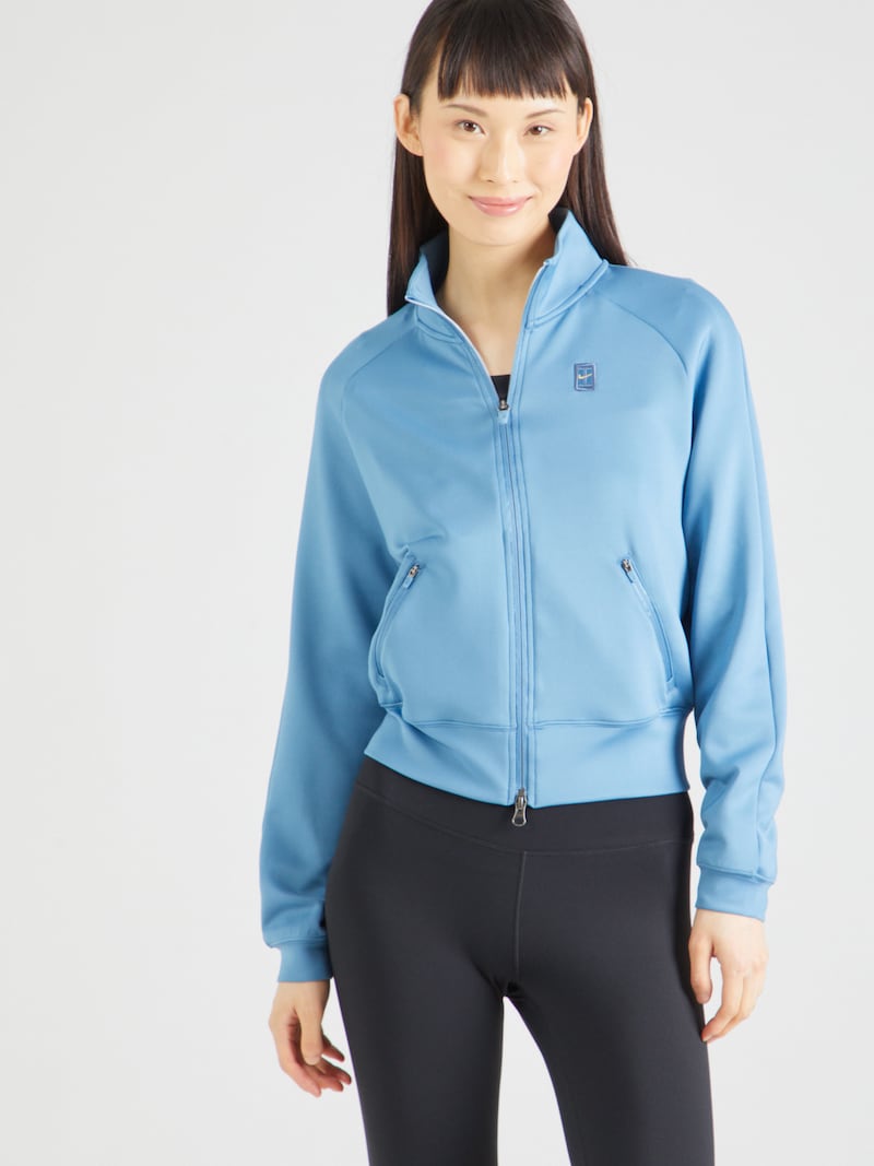 Sinned X About You Sudadera Con Cremallera Deportiva NIKE En Azul Claro