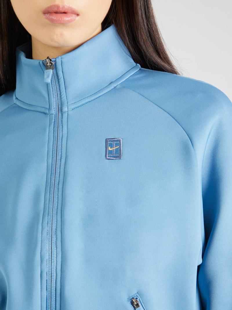 Sinned X About You Sudadera Con Cremallera Deportiva NIKE En Azul Claro