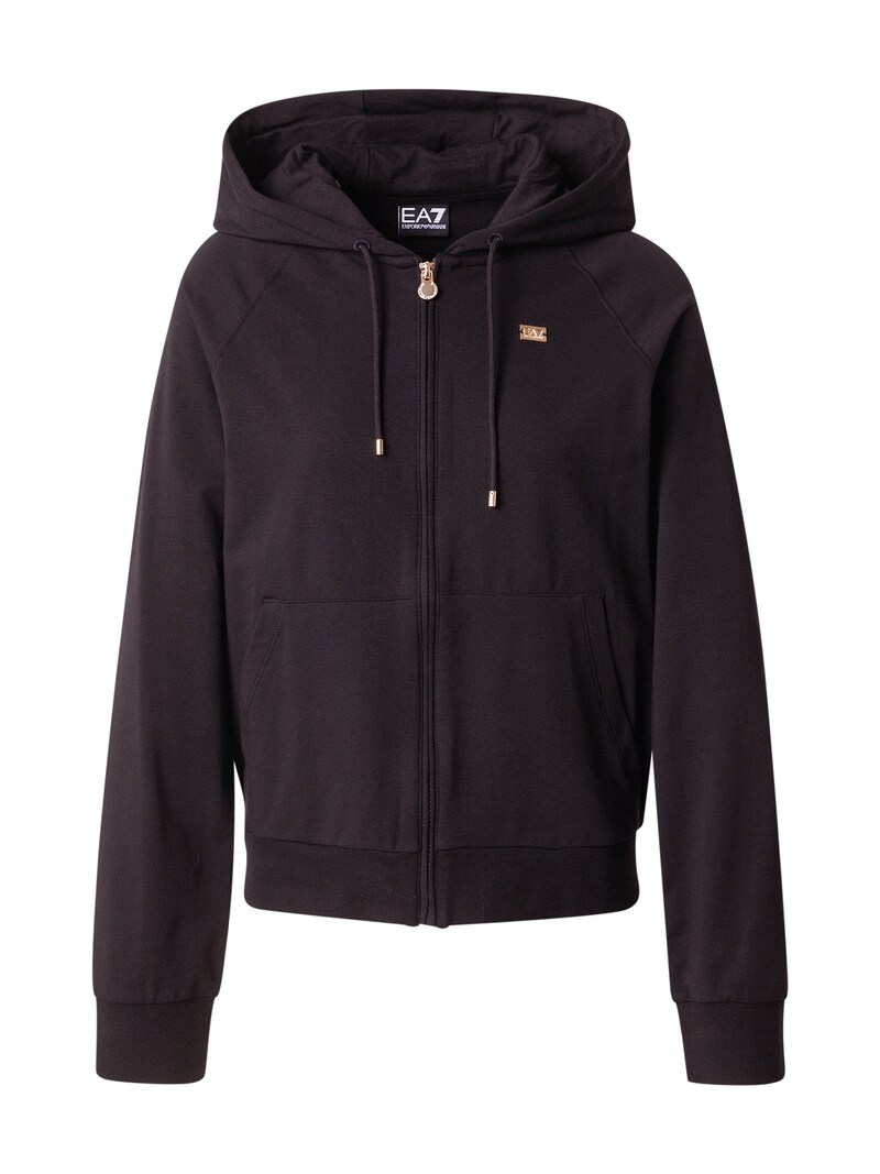 sinned x about you Sudadera con cremallera EA7 Emporio Armani en Negro