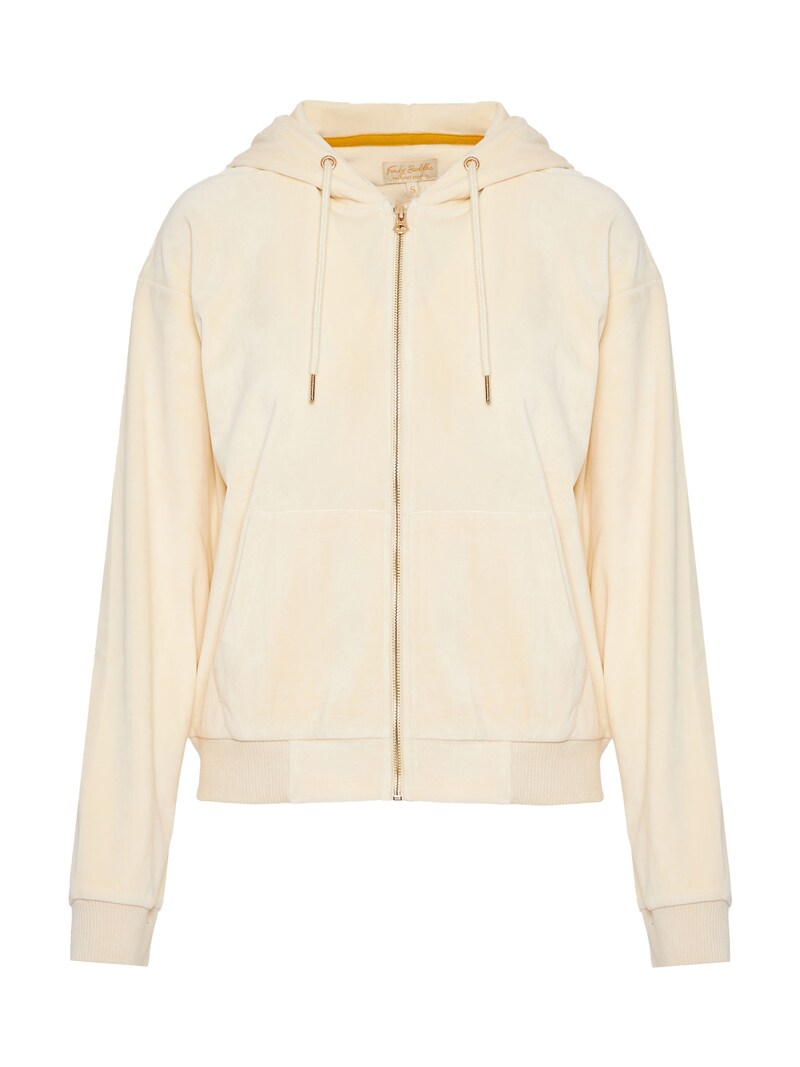 sinned x about you Sudadera con cremallera Funky Buddha en Ecru