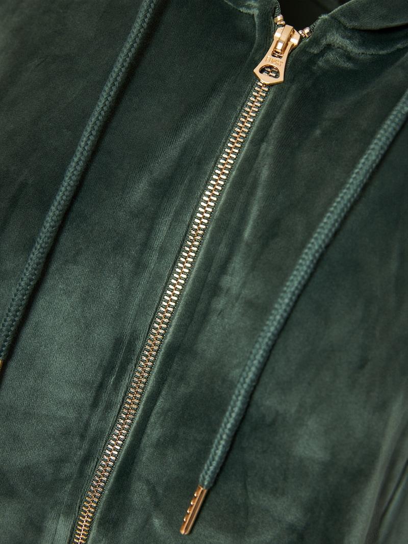 Sinned X About You Sudadera Con Cremallera Funky Buddha En Verde Oscuro