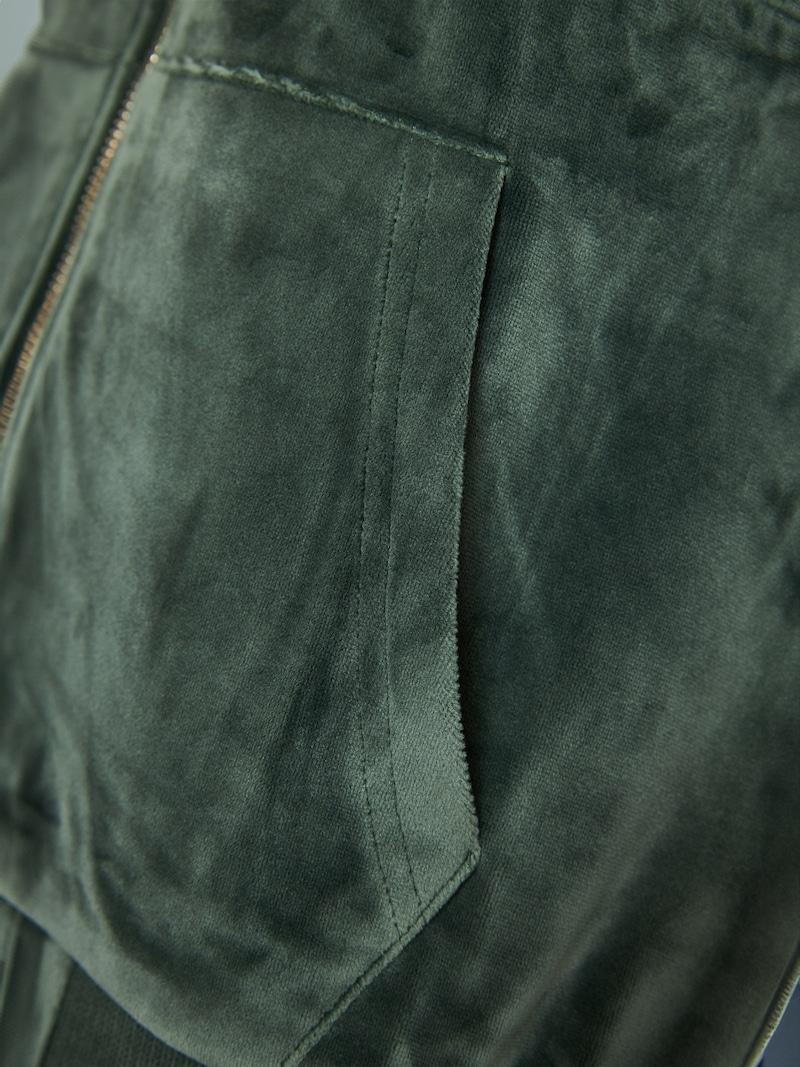 Sinned X About You Sudadera Con Cremallera Funky Buddha En Verde Oscuro