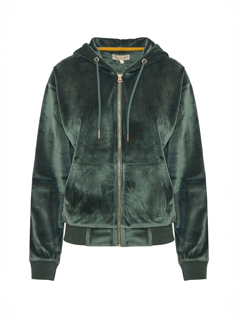 sinned x about you Sudadera con cremallera Funky Buddha en Verde Oscuro