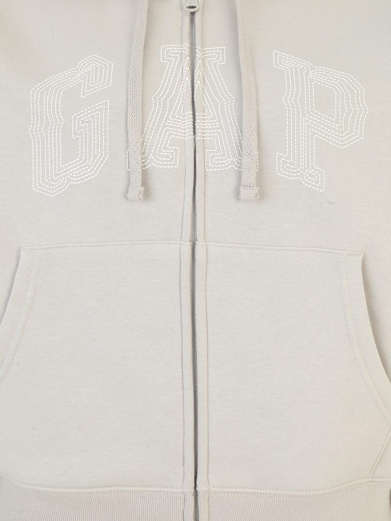 Sinned X About You Sudadera Con Cremallera 'HERITAGE' Gap Petite En Blanco Blanco Lana