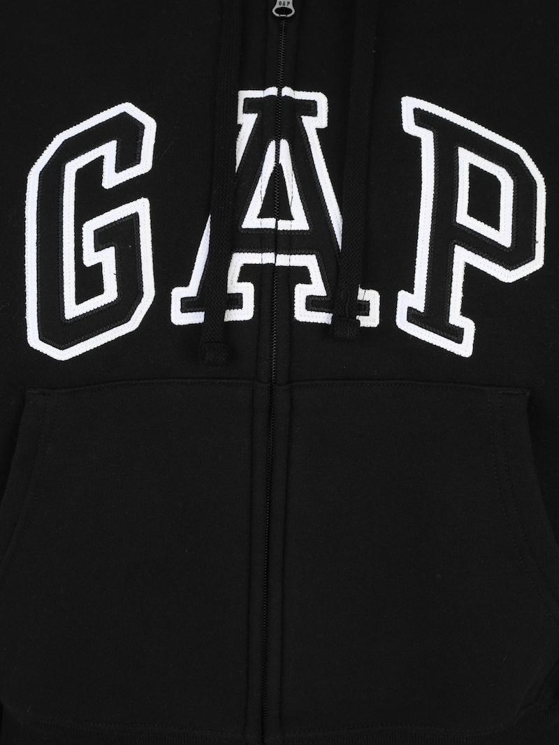 Sinned X About You Sudadera Con Cremallera 'HERITAGE' Gap Petite En Negro