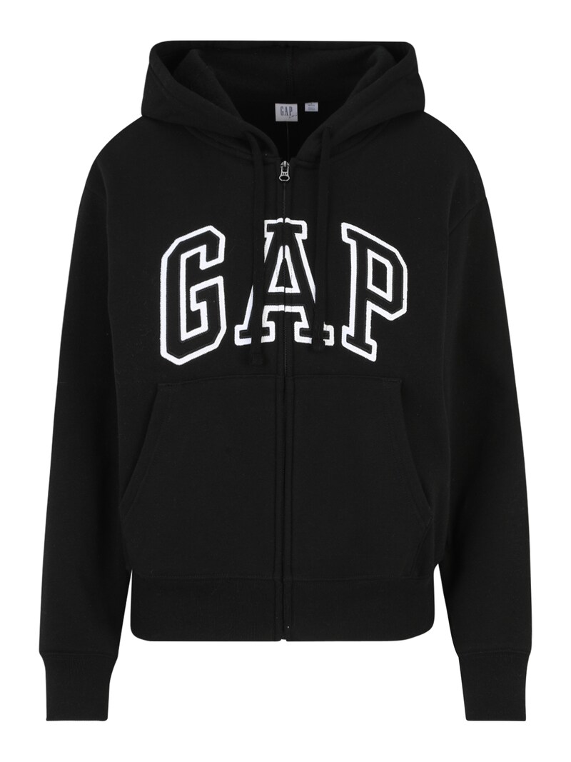 sinned x about you Sudadera con cremallera 'HERITAGE' Gap Petite en Negro