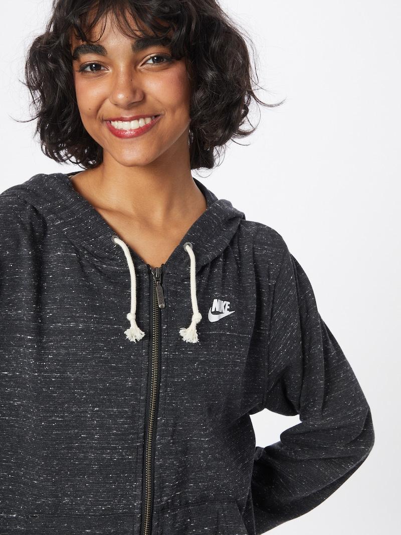 Sinned X About You Sudadera Con Cremallera Nike Sportswear En Negro