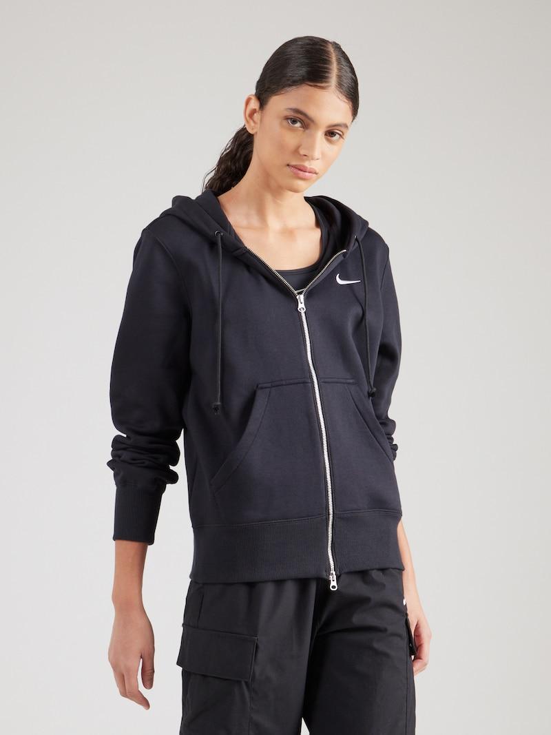 Sinned X About You Sudadera Con Cremallera 'PHNX FLC' Nike Sportswear En Negro