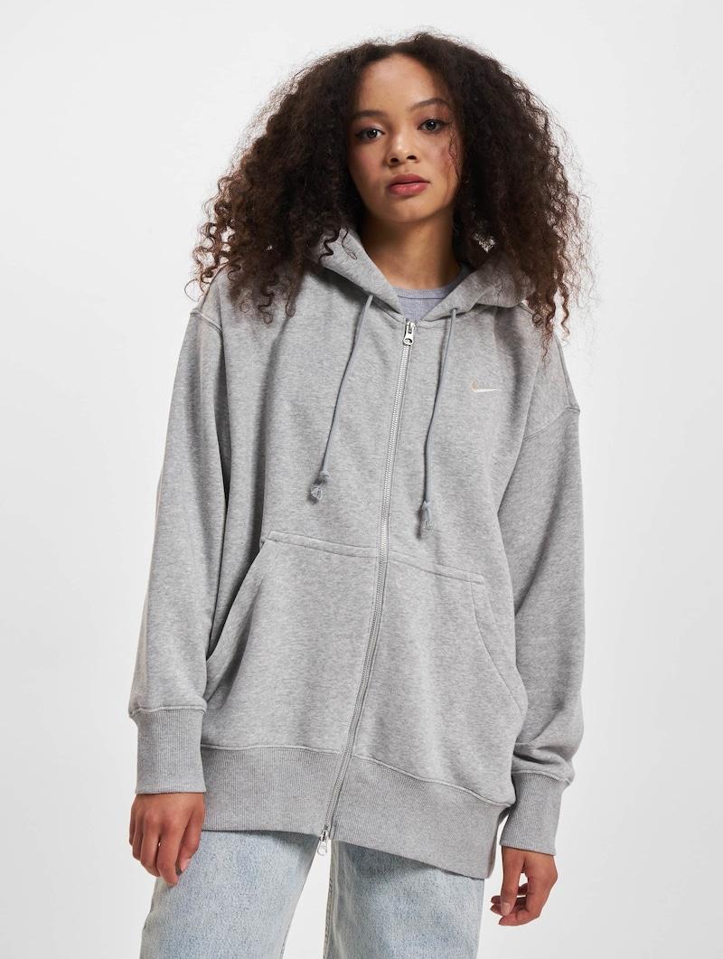 Sinned X About You Sudadera Con Cremallera 'Phoenix FLC' Nike Sportswear En Gris Moteado