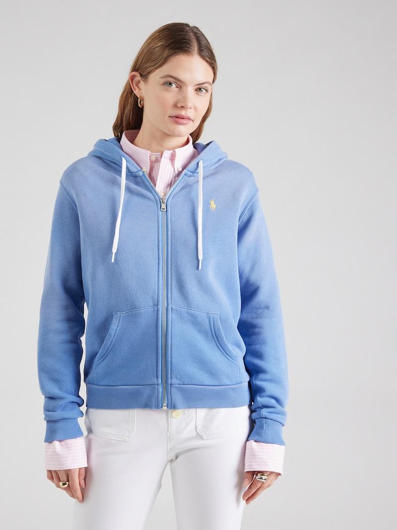 Sinned X About You Sudadera Con Cremallera Polo Ralph Lauren En Azul Denim