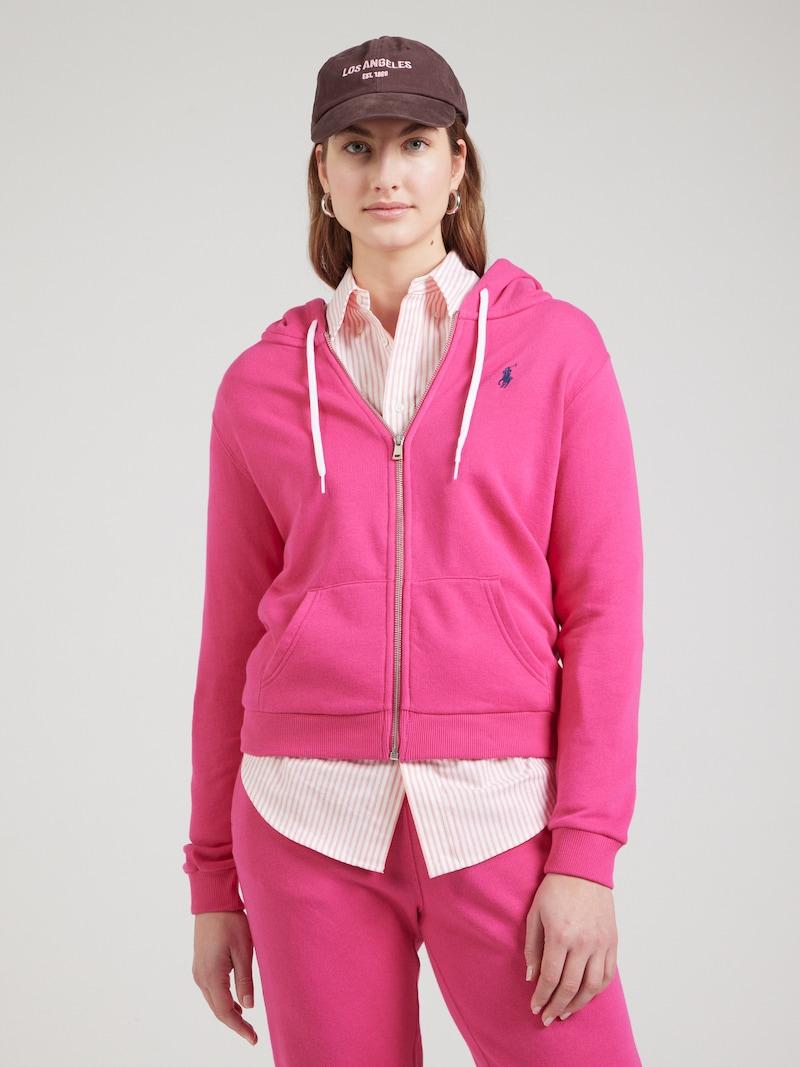 Sinned X About You Sudadera Con Cremallera Polo Ralph Lauren En Rosa