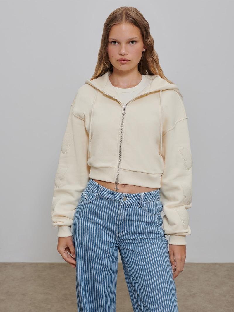 Sinned X About You Sudadera Con Cremallera 'Spontaneous' Florence By Mills Exclusive For ABOUT YOU En Crema