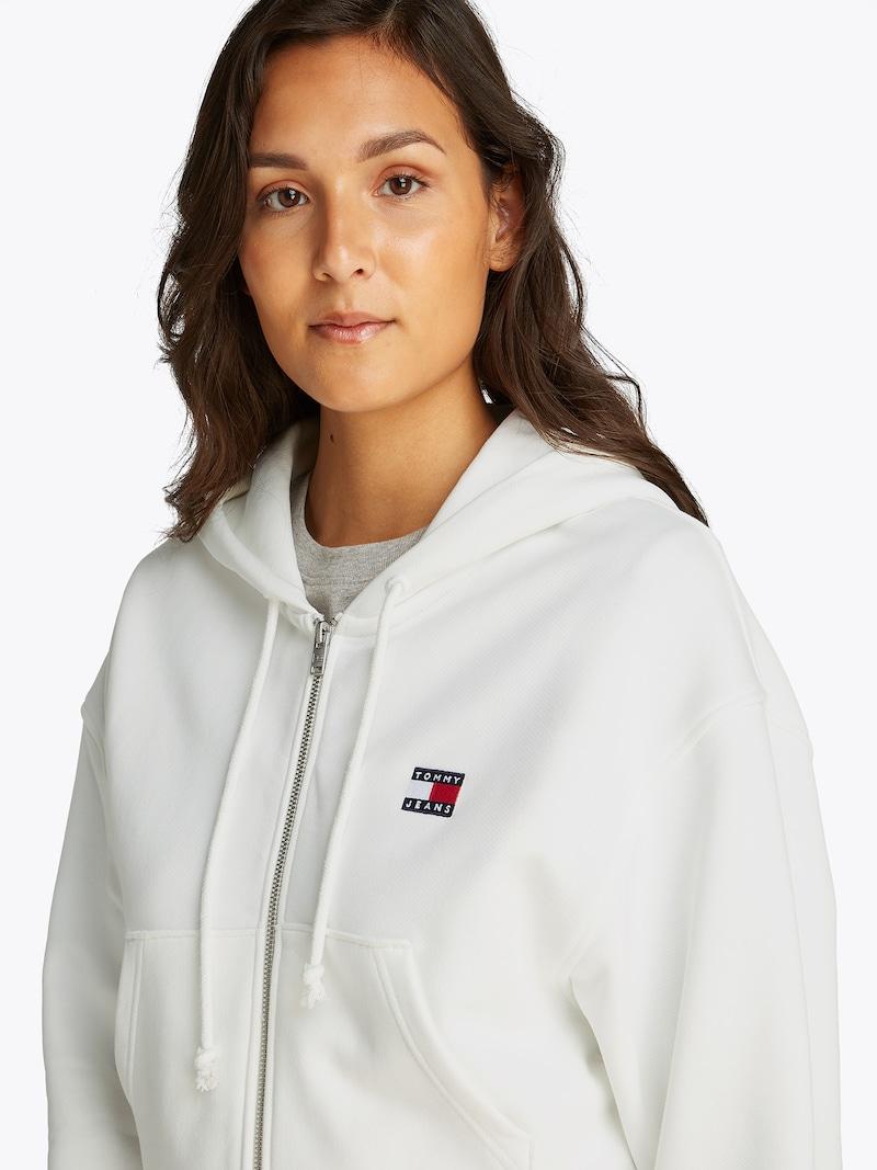 Sinned X About You Sudadera Con Cremallera Tommy Jeans En Blanco