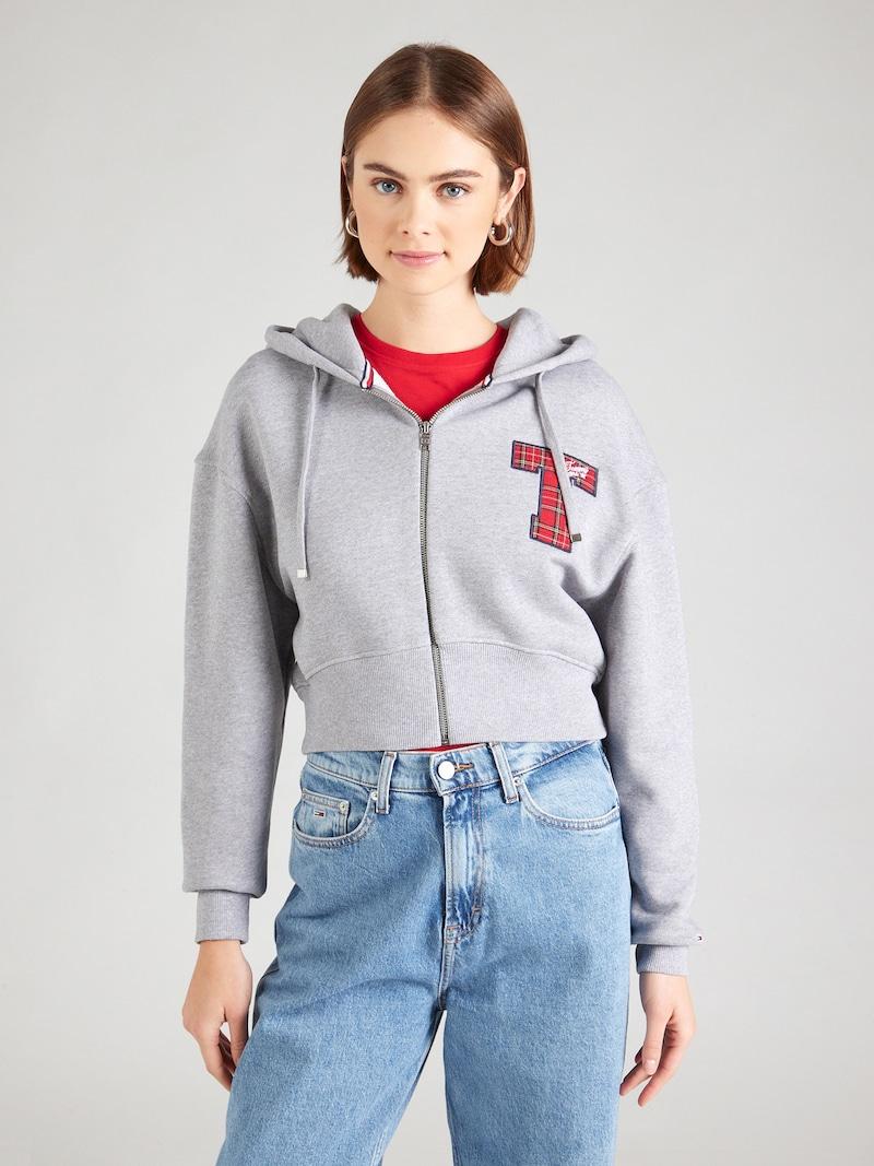 Sinned X About You Sudadera Con Cremallera Tommy Jeans En Gris