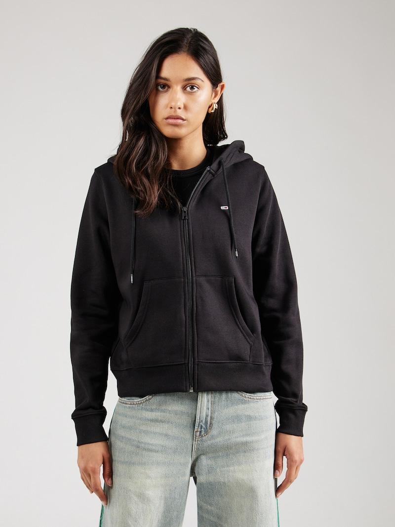 Sinned X About You Sudadera Con Cremallera Tommy Jeans En Negro