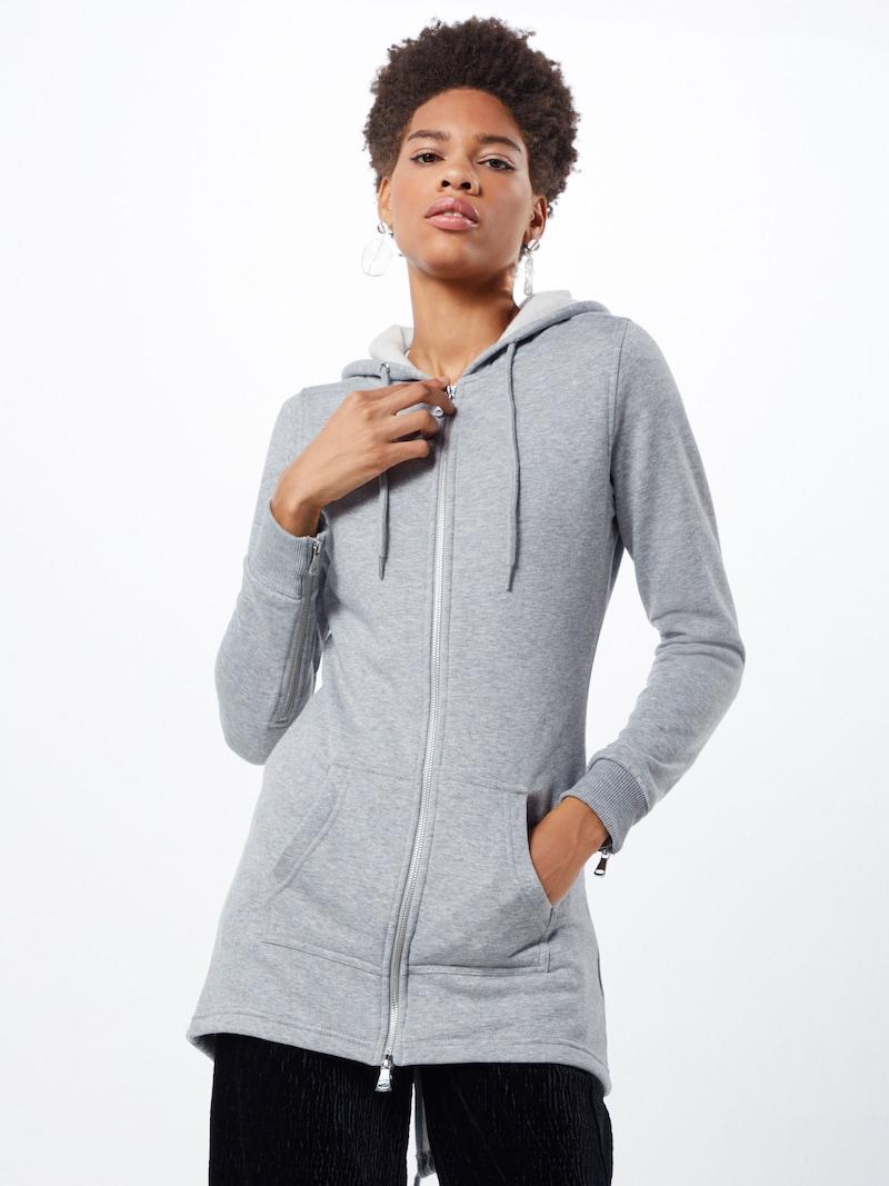 Sinned X About You Sudadera Con Cremallera Urban Classics En Gris