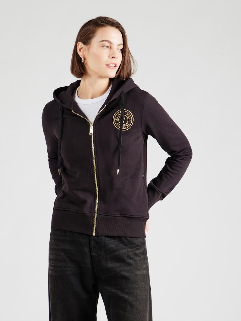 Sinned X About You Sudadera Con Cremallera Versace Jeans Couture En Negro