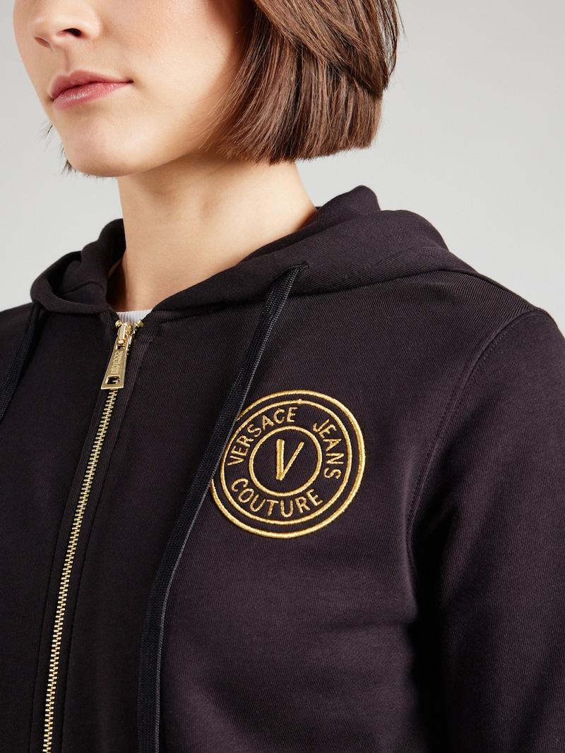 Sinned X About You Sudadera Con Cremallera Versace Jeans Couture En Negro