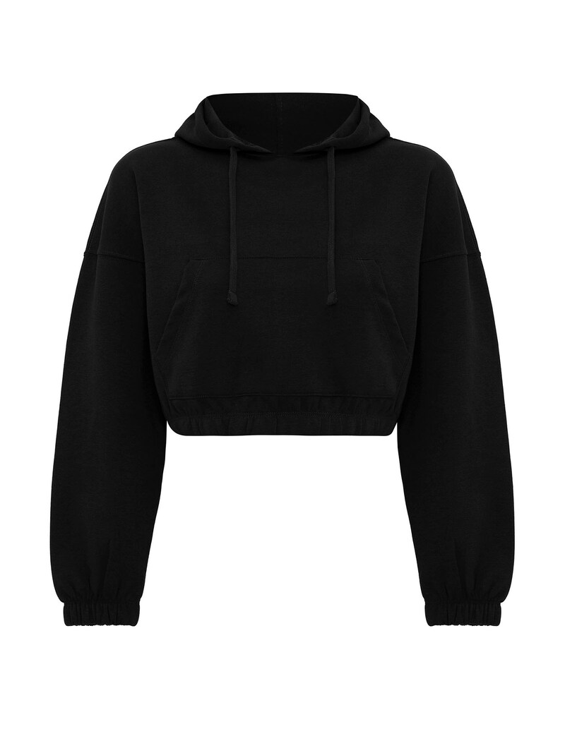 sinned x about you Sudadera 'Dora' Jacey Quinn en Negro