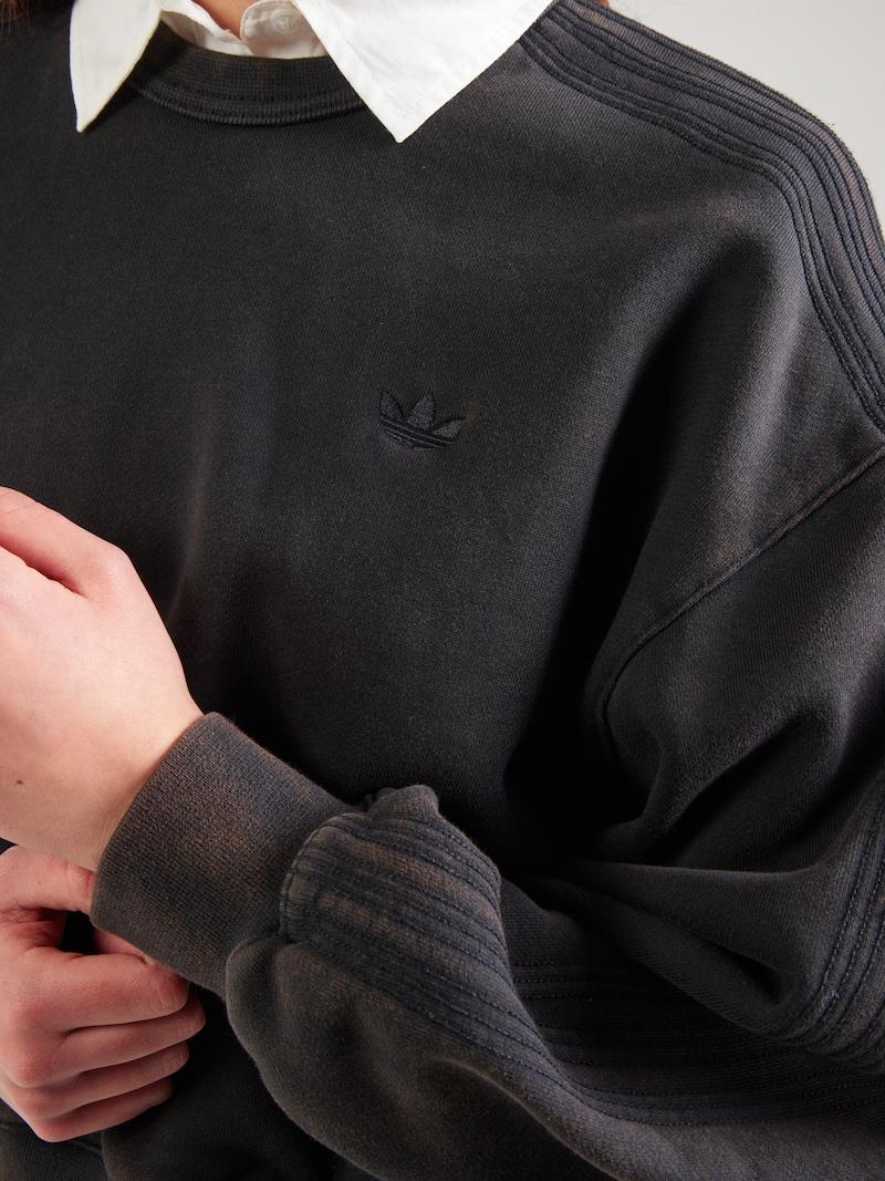Sinned X About You Sudadera 'ESS' ADIDAS ORIGINALS En Negro
